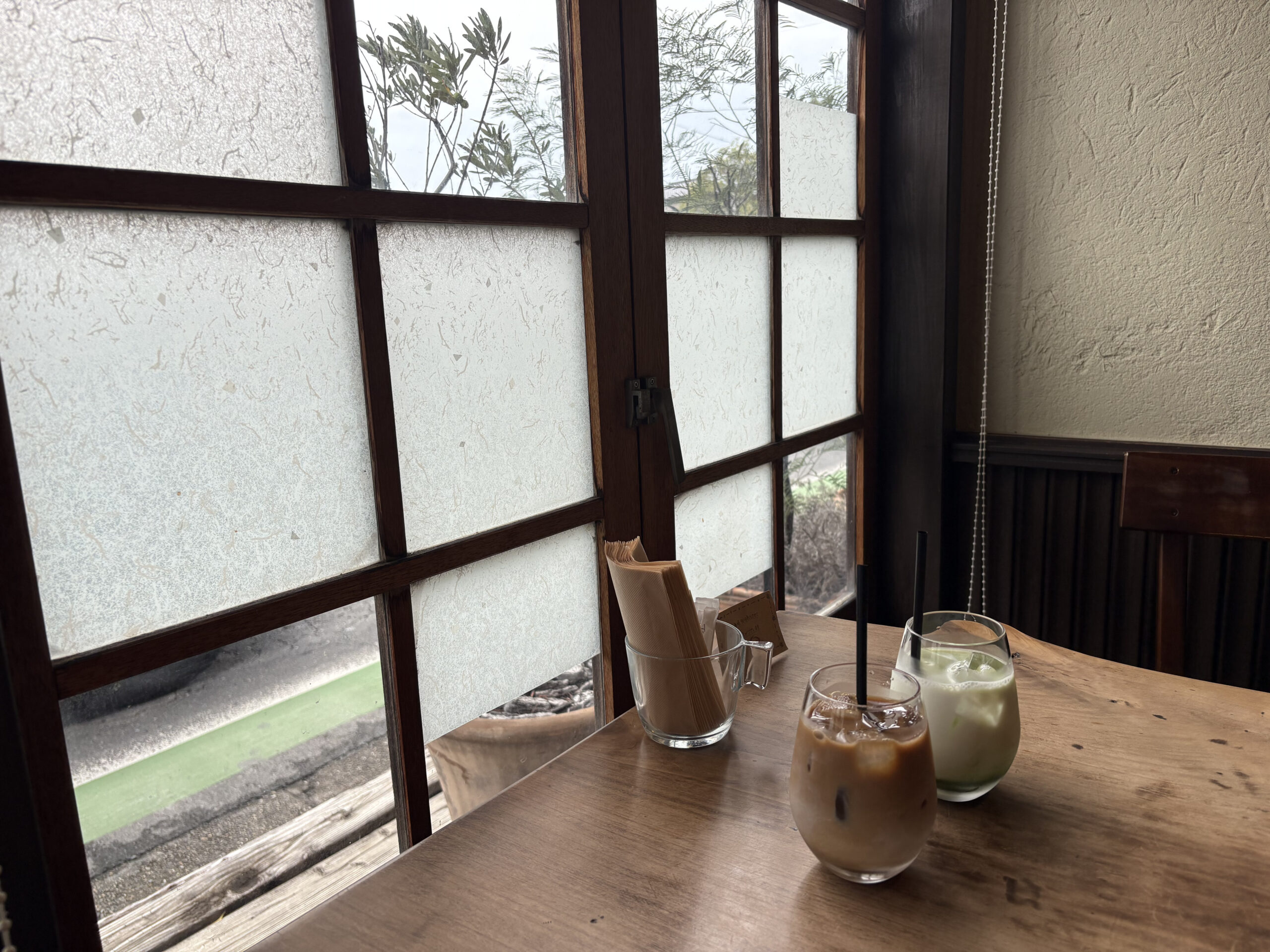 河越抹茶ラテと自家製ジンジャーラテ